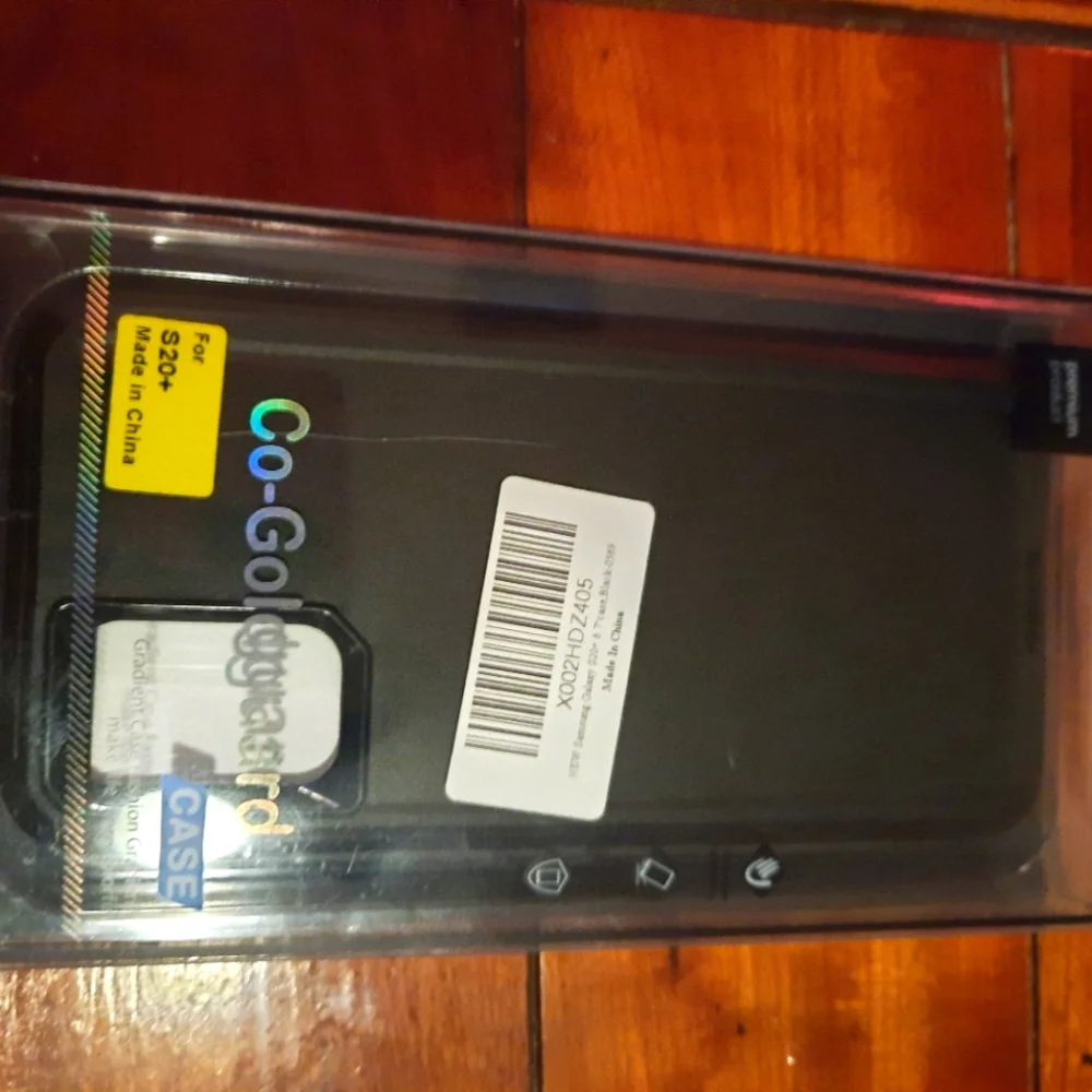 5 For 25.00/S20+( Android) co-goldguard phone case,NIB